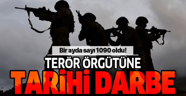 Terör örgütü PKK/YPG’ye ekimde ağır darbe