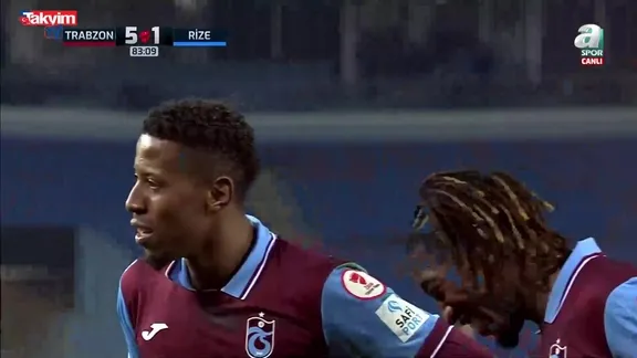 GOL: SİMON BANZA | Trabzonspor 5-1 Rizespor