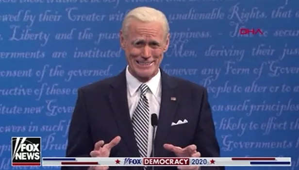 Ünlü oyuncu Jim Carrey, Joe Biden'ı taklit etti