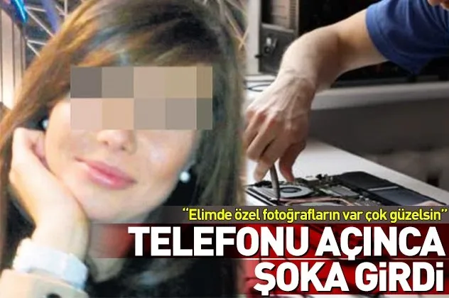 Bilgisayarını tamire verdi, başı derde girdi