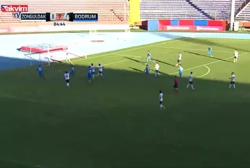 Zonguldak 0 - 5 Bodrum FK | Gol: İsmail Tarım