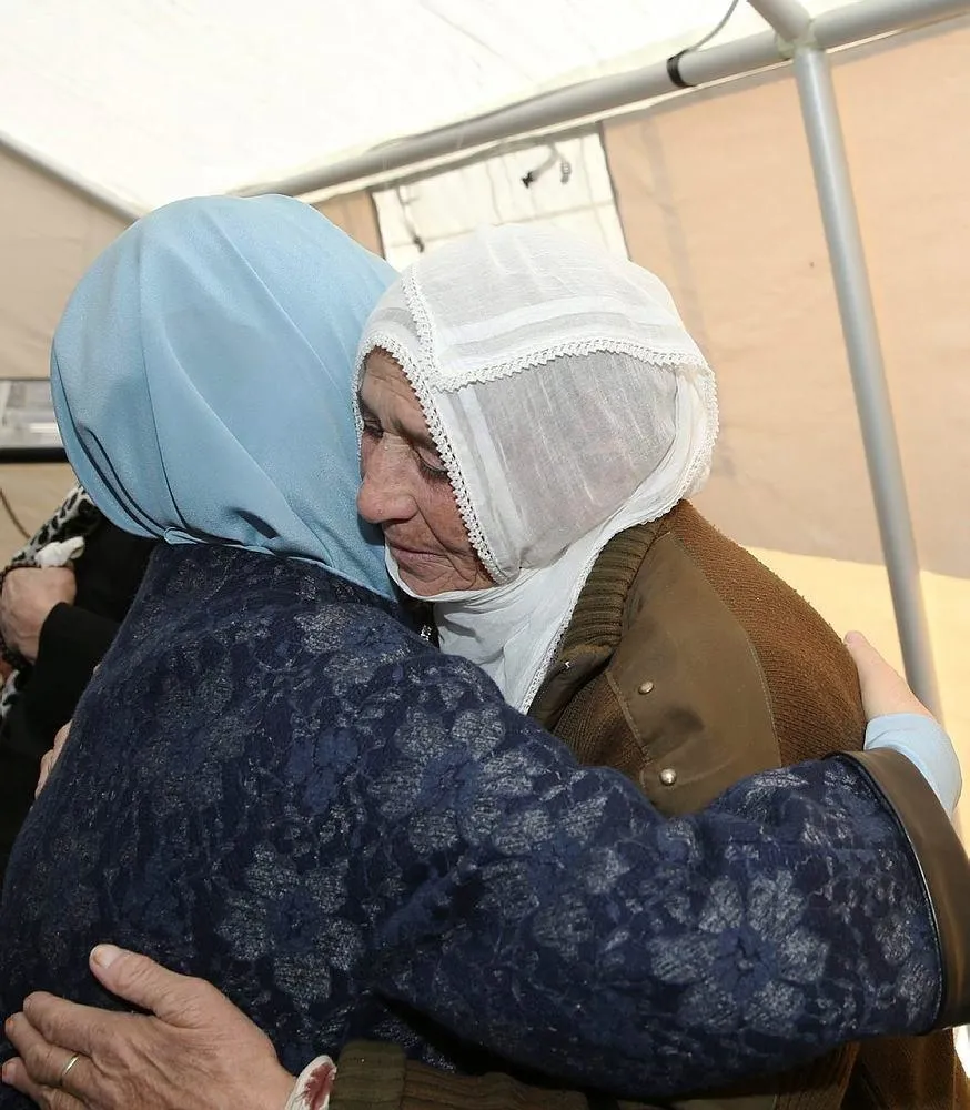 Emine Erdoğan, Siirt'teki maden faciası bölgesinde-4