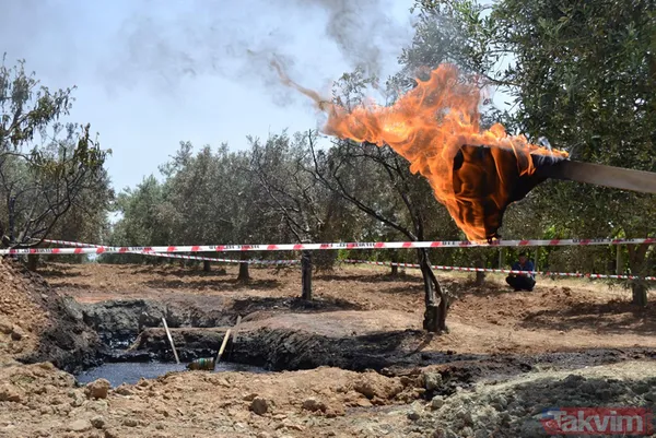 Manisa Salihli'de su için yapılan sondajdan petrol fışkırdı! TPAO inceledi: Yüzde 94'ü su yüzde 6'sı çok kaliteli petrol - 1