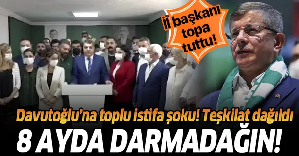 Son dakika: Gelecek Partisi'nde toplu istifa depremi! Ahmet Davutoğlu'nun Ankara teşkilatı dağıldı