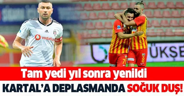 Beşiktaş’a Kayseri deplasmanına soğuk duş! MS: Kayserispor 3-1 Beşiktaş