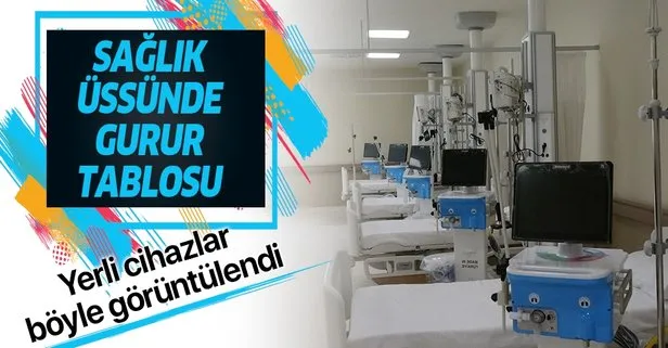 Kartal Dr. Lütfi Kırdar Şehir Hastanesi’nde görüntülendi: Yerli solunum cihazları kullanılmaya başlanacak