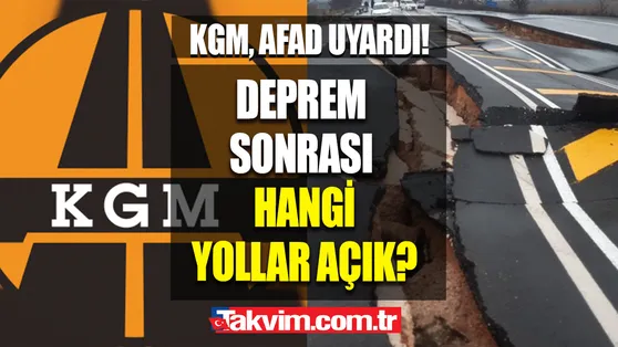 KAPALI YOLLAR LİSTESİ | Gaziantep-Nurdağı, Adana, Hatay, Maraş, Kayseri, Diyarbakır- Siverek yolları açık mı? KARAYOLLARI YOL DURUMU!