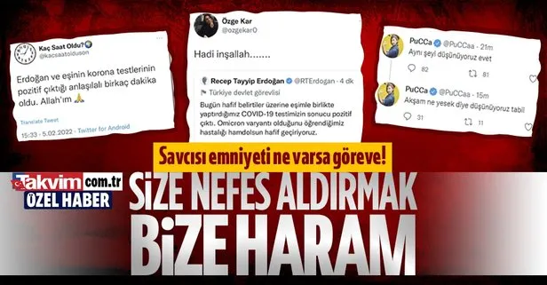 Başkan Erdoğan’ın Kovid-19 testinin pozitif çıkması sonrası aşağılık troller çizgiyi aştı!
