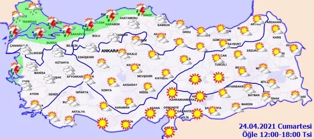 HAVA DURUMU | Meteoroloji İstanbul için saat verdi! Gök gürültülü sağanak geliyor-5
