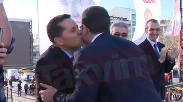 CHPnin DEMi tam! İmamoğlu kürdistan hayali kuran Ahmet Özeri el üstünde tutuyor... Mitinge götürdü, sarılıp öptü