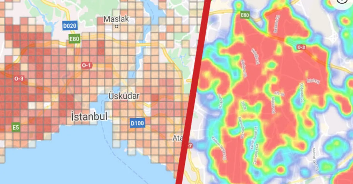 İstanbul’un koronavirüs haritası güncellendi! İşte Hayat Eve Sığar uygulamasına göre ilçe ilçe risk durumu