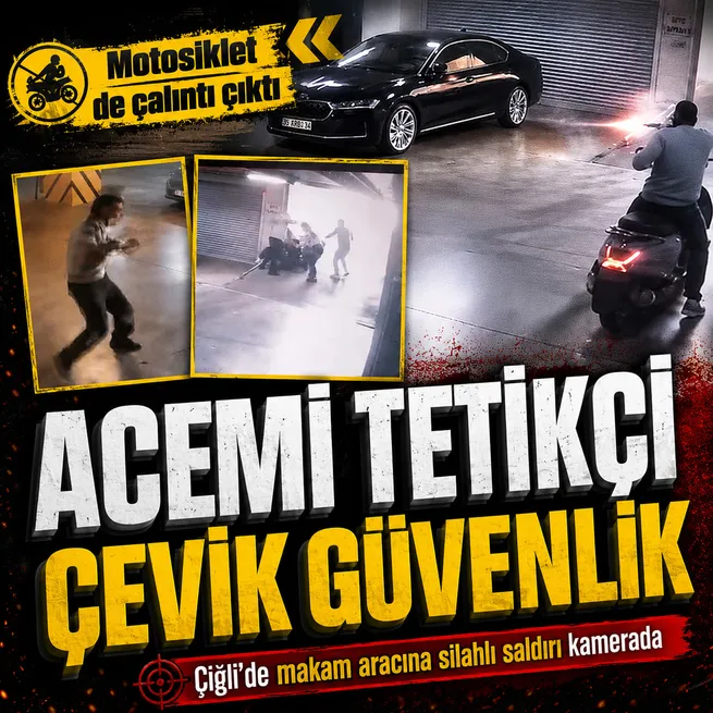 İzmirde Çiğli Belediye Başkanı Onur Emrah Yıldızın makam aracına silahlı saldırı: Şüpheli gözaltına alındı