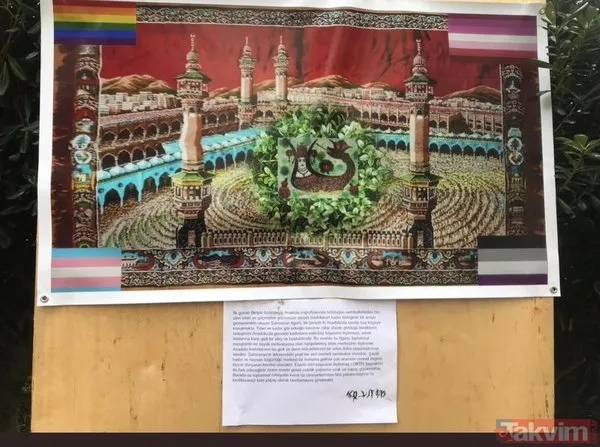 Boğaziçi'nde 'Kabe' provokasyonu: Öğrenci görünümlü provokatörler 'afişi kaldırmıyoruz, sorumluluk bize ait' demişler - 1