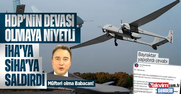 Haluk Bayraktar'dan BAYKAR'ı hedef alan Ali Babacan'a yanıt: Milli teknolojiden bihaber olmanız size müfteri olma hakkı tanımaz
