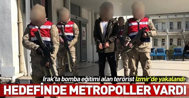 Irak’ta bomba eğitimi alan ’Agit Irmak’ kod adlı PKK’lı terörist İzmir’de yakalandı