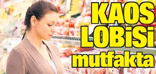 Kaos lobisi mutfakta