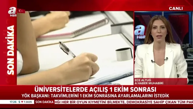 Son dakika: YÖK'ten üniversitelerin açılış tarihi hakkında flaş açıklama! Üniversiteler ne zaman açılacak?