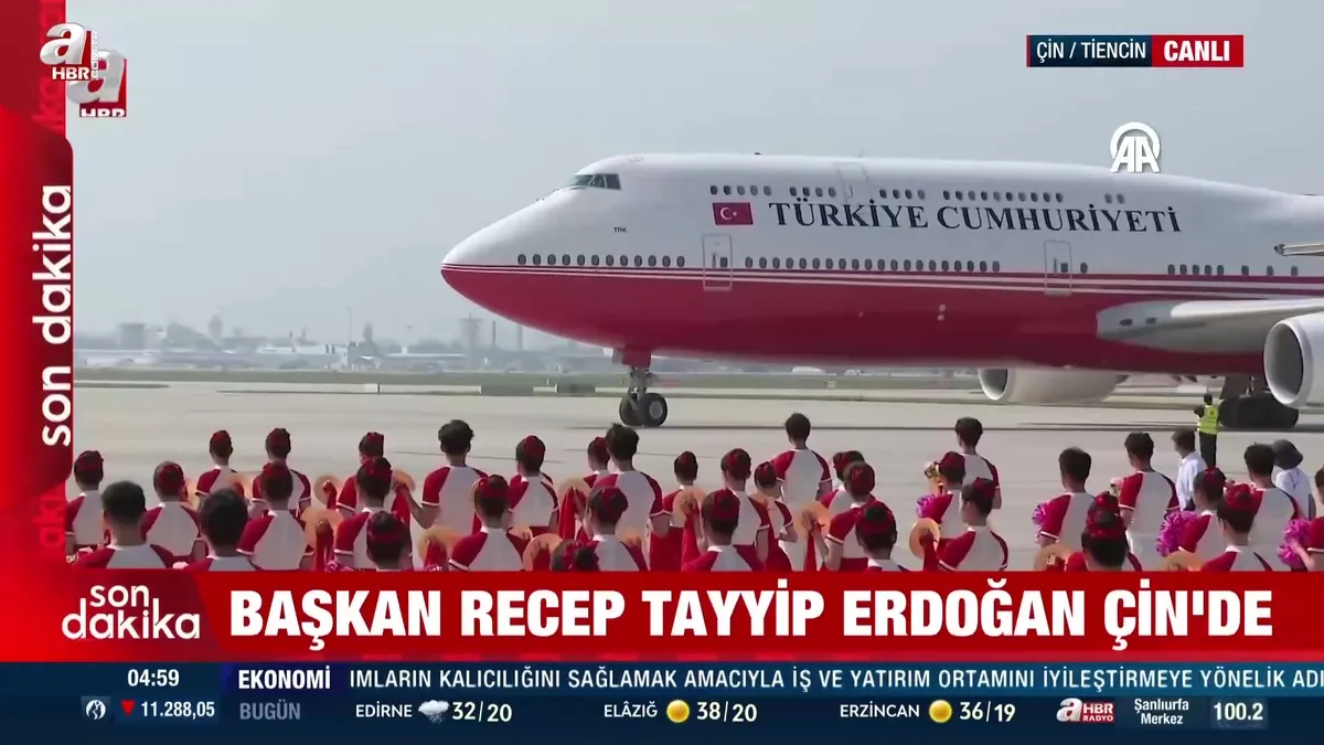 Başkan Erdoğan Şanghay Zirvesi için Çin'de