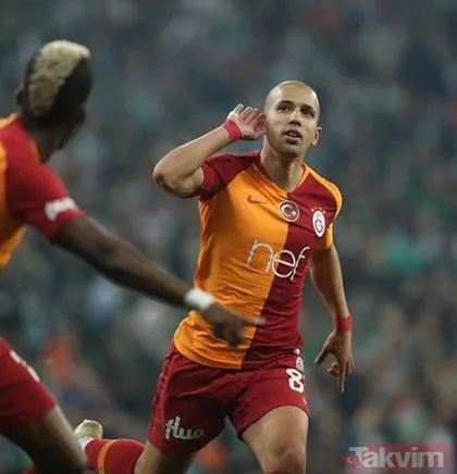Galatasaraylı Feghouli’nin sır eşini görenler şaşkına döndü! Yüzünü saklıyordu