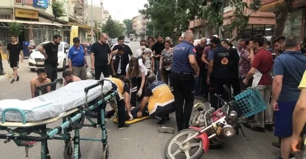 Edirne’de alkollü motosiklet sürücüsü yayaya çarptı: 3 yaralı