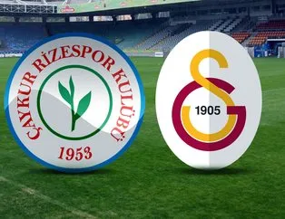 Rizespor-Galatasaray maçı hangi kanalda?