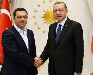 Cumhurbaşkanı Erdoğan Çipras’la görüştü