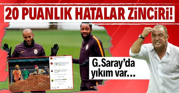 20 puanlık hata! Bireysel hata ve kırmızı kartların bedeli Galatasaray’a çok ağır oldu