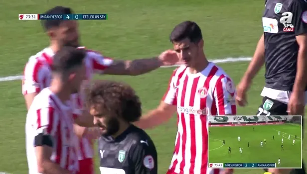 Ümraniyespor 4-0 Efeler 09 Sfk ⚽ Valentin Gheorghe'un golünü izle 📺  A Spor ZTK 4. Tur maçı