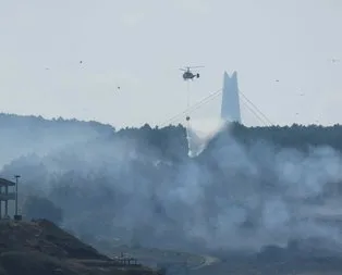Riva’da orman yangını