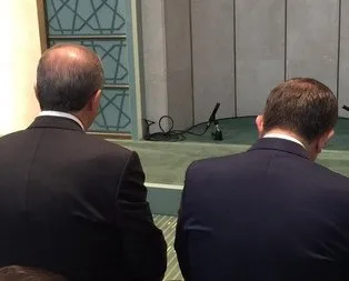Cuma namazını beraber kıldılar