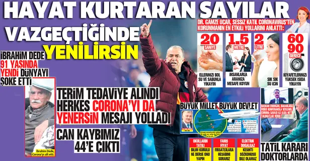 Kovid-19'la mücadelede hayat kurtaran sayılar