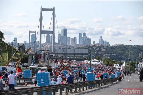 15 Temmuz Şehitler Köprüsü'ne akın akın geldiler - 44