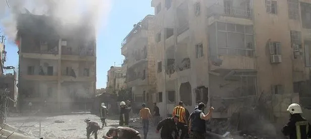 Katil Esed Halep’te kimyasal silah kullandı