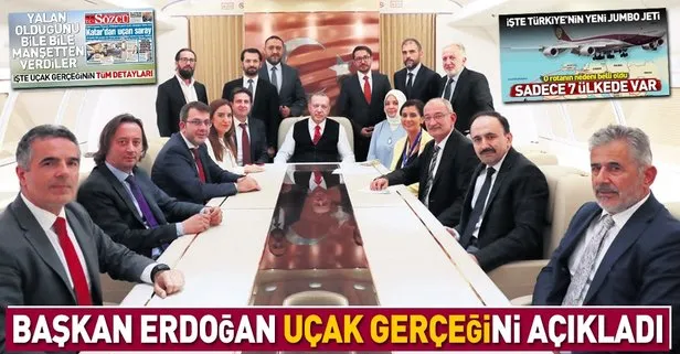 Başkan Erdoğan hediye uçak gerçeğini açıkladı
