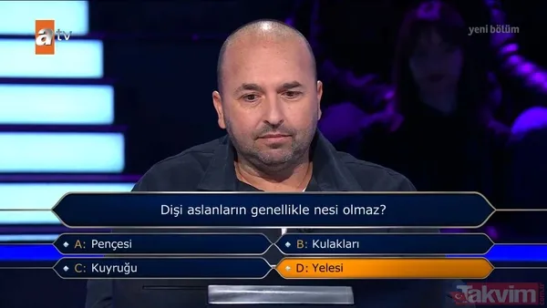 Kenan İmirzalıoğlu'nun sunduğu Kim Milyoner Olmak İster'de geceye damga vuran yarışmacı! Son kararım demedi yarışmaya veda etti - 30