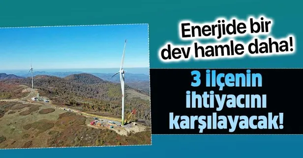 Türkiye’den enerjide bir hamle daha! Ordu’da Akkuş rüzgar enerji santrali çalışmaları hızla ilerliyor