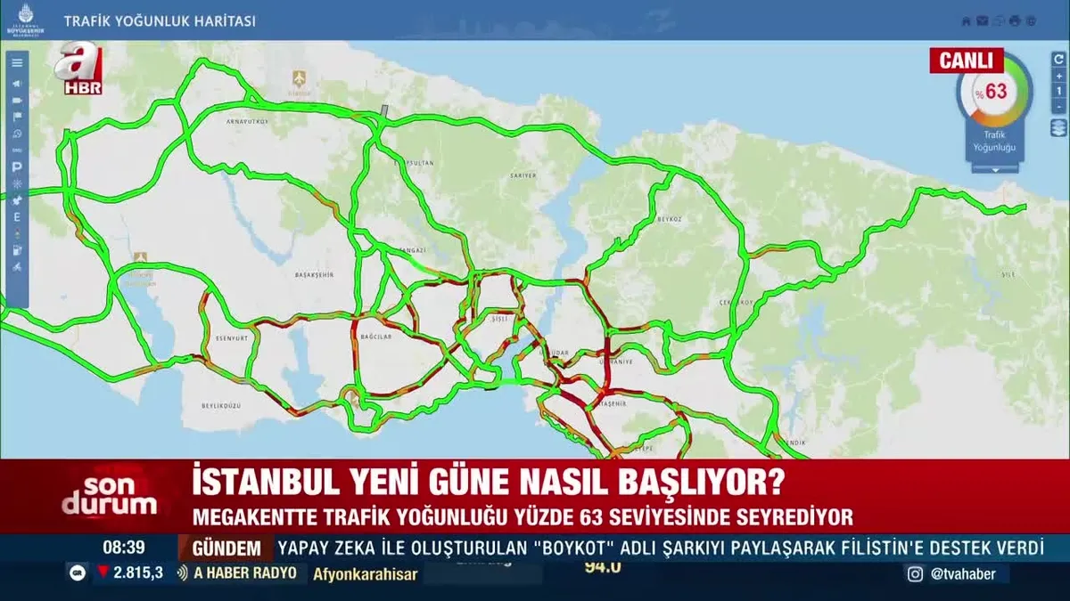 İstanbul’da sabah trafiği!