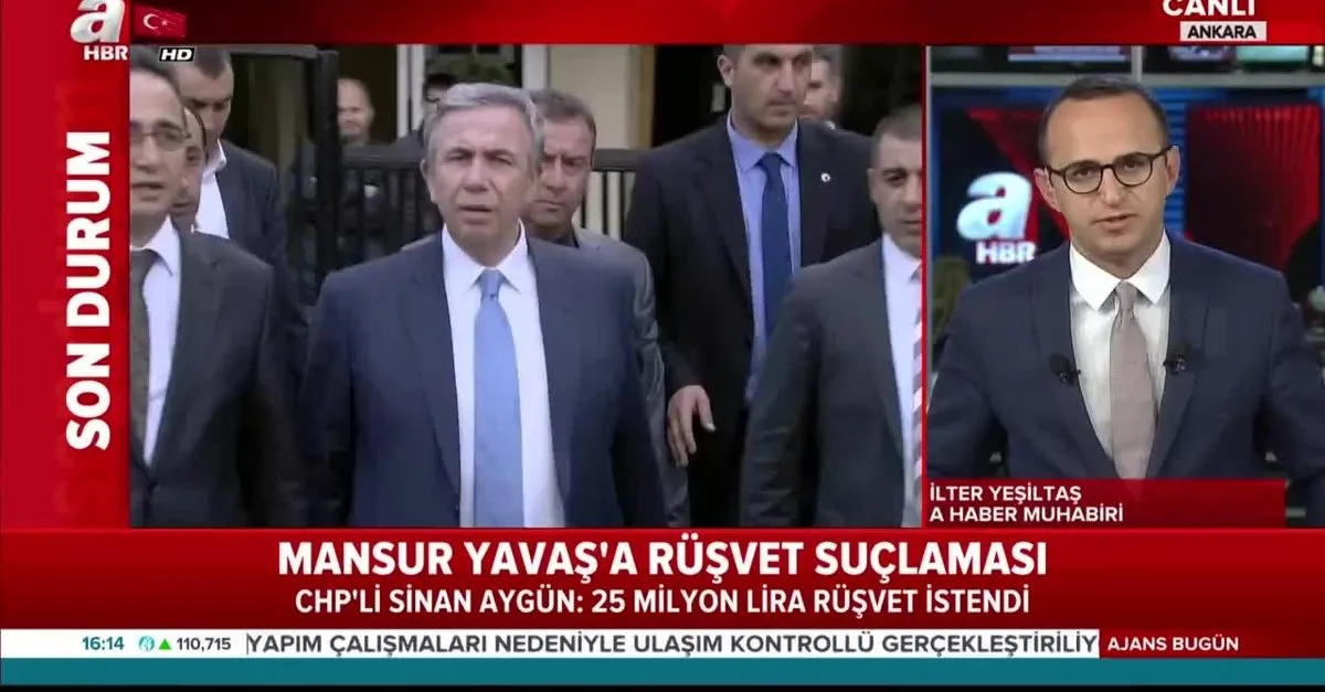 CHP’de rüşvet bombası! Sinan Aygün, Mansur Yavaş’ın kendisinden 25 milyon lira rüşvet istediğini iddia etti. ile ilgili görsel sonucu