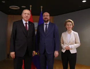 Başkan Erdoğan, AB Konsey Başkanı Michel ve AB Komisyonu Başkanı Leyen ile görüştü