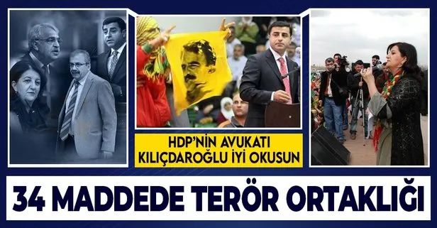 İşte 34 maddede HDP'nin suçları