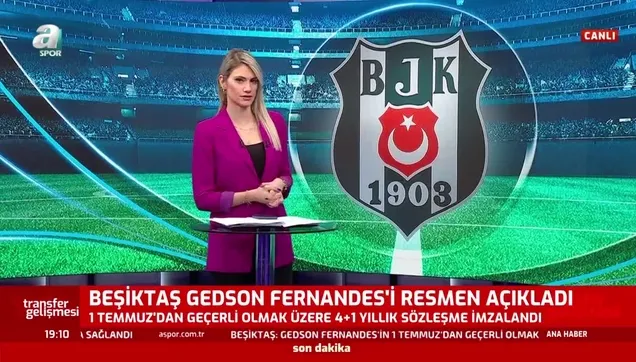 Beşiktaş Gedson Fernandes’i resmen açıkladı