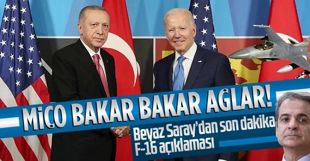 Beyaz Saray’dan son dakika F-16 açıklaması