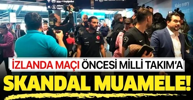 Son dakika: İzlanda - Türkiye maçı öncesi İzlandalı yetkililerden skandal muamele