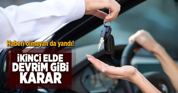 2. el otomobilde devrim gibi karar