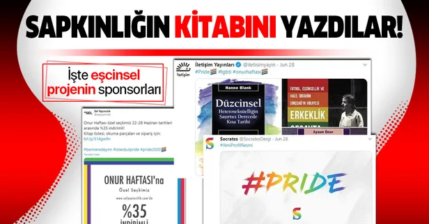 Sel, Everest ve İletişim yayınevleri ile Can Yayınlarının çıkardığı Socrates dergisi sapkınlık projesi LGBT'ye sponsor oldu!