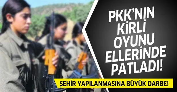 PKK’nın kirli oyunu ellerinde patladı! Ailelerin yardımıyla şehir yapılanması çökertildi