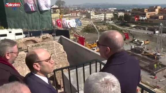 Başkan Erdoğan Cerrahpaşa inşaatını inceledi