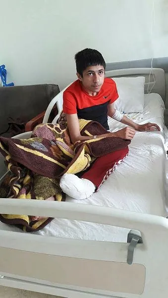 Şanlıurfa'da bulunan parmaklar kaza geçiren Hasan'ın çıktı-2