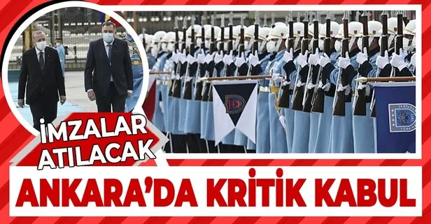 Son dakika: Bosna Hersek heyeti Ankara’da! Başkan Erdoğan resmi törenle karşıladı
