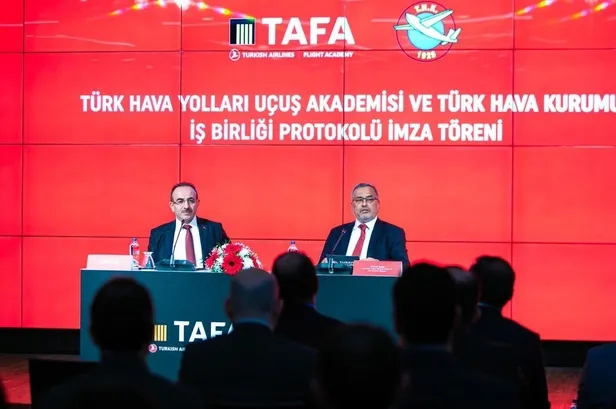 Türk Hava Yolları Uçuş Akademisi ve THK iş birliği anlaşması imzaladı!-1